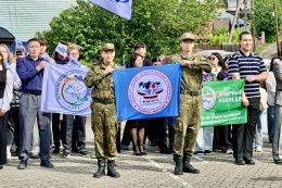 В  ГАГУ состоялась традиционная торжественная линейка,  посвященная Дню ГАГУ и окончанию учебного года